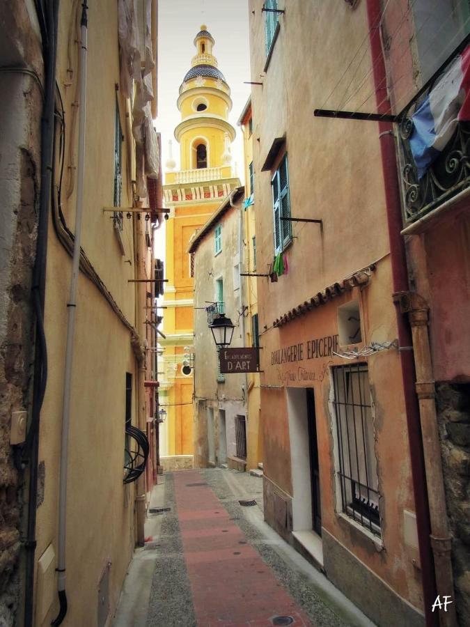 Les Violettes Apartment Menton Exterior foto